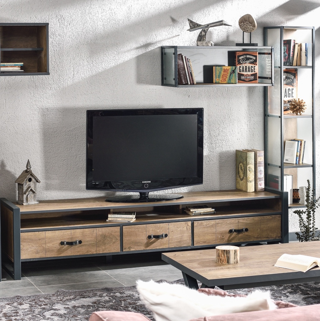 BROOKLYN  TV WALL UNIT 3 PCS