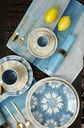 20 PCS COUP ETNIA DINNER/TEA SET