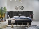 GOLD DIAMOND KING BEDROOM SET 5 PCS