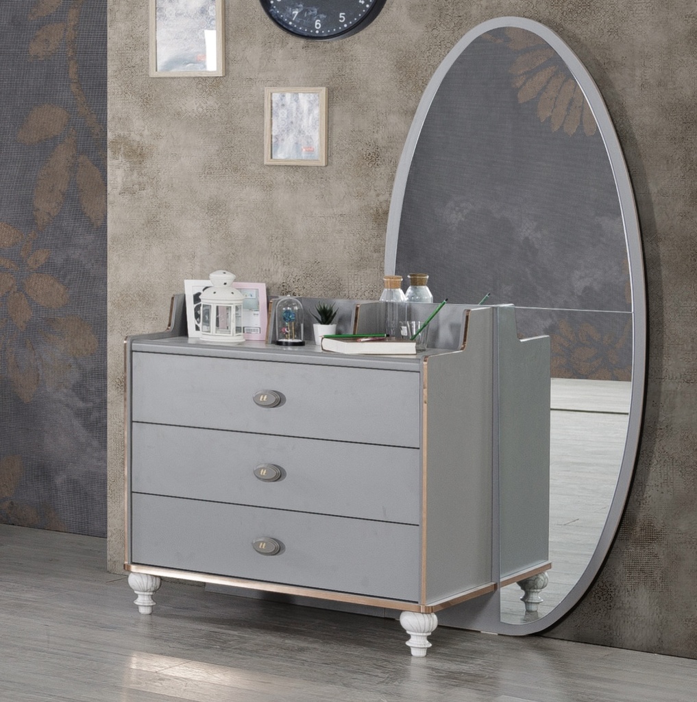 GLORIA DRESSER WITH MIRROR