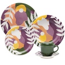 20 PCS FLOREAL VERANEIO DINNER/TEA SET