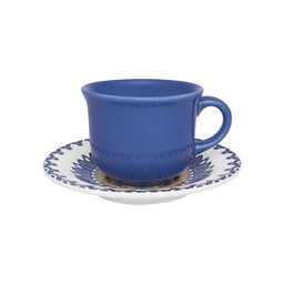 [Z0820400047] 12 PCS FLOREAL LA CARRETA TEA CUP WITH SAUCER SET