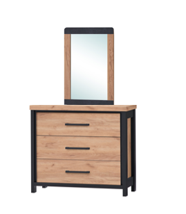 LIBERTY DRESSER WITH MIRROR 3 DRAWERSS