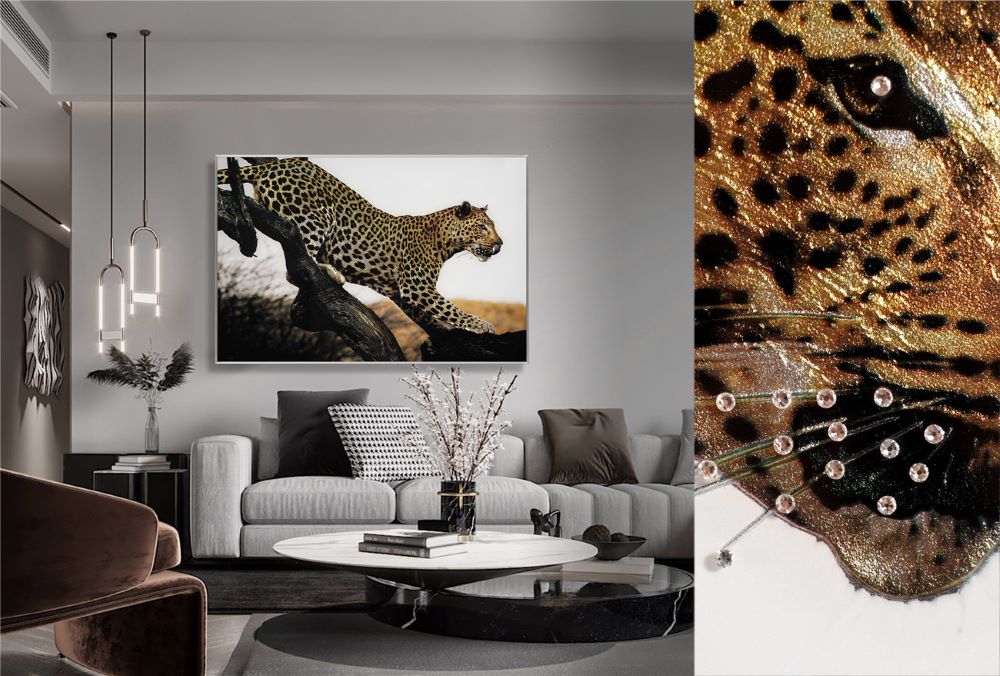 LEOPARD WALL ART 