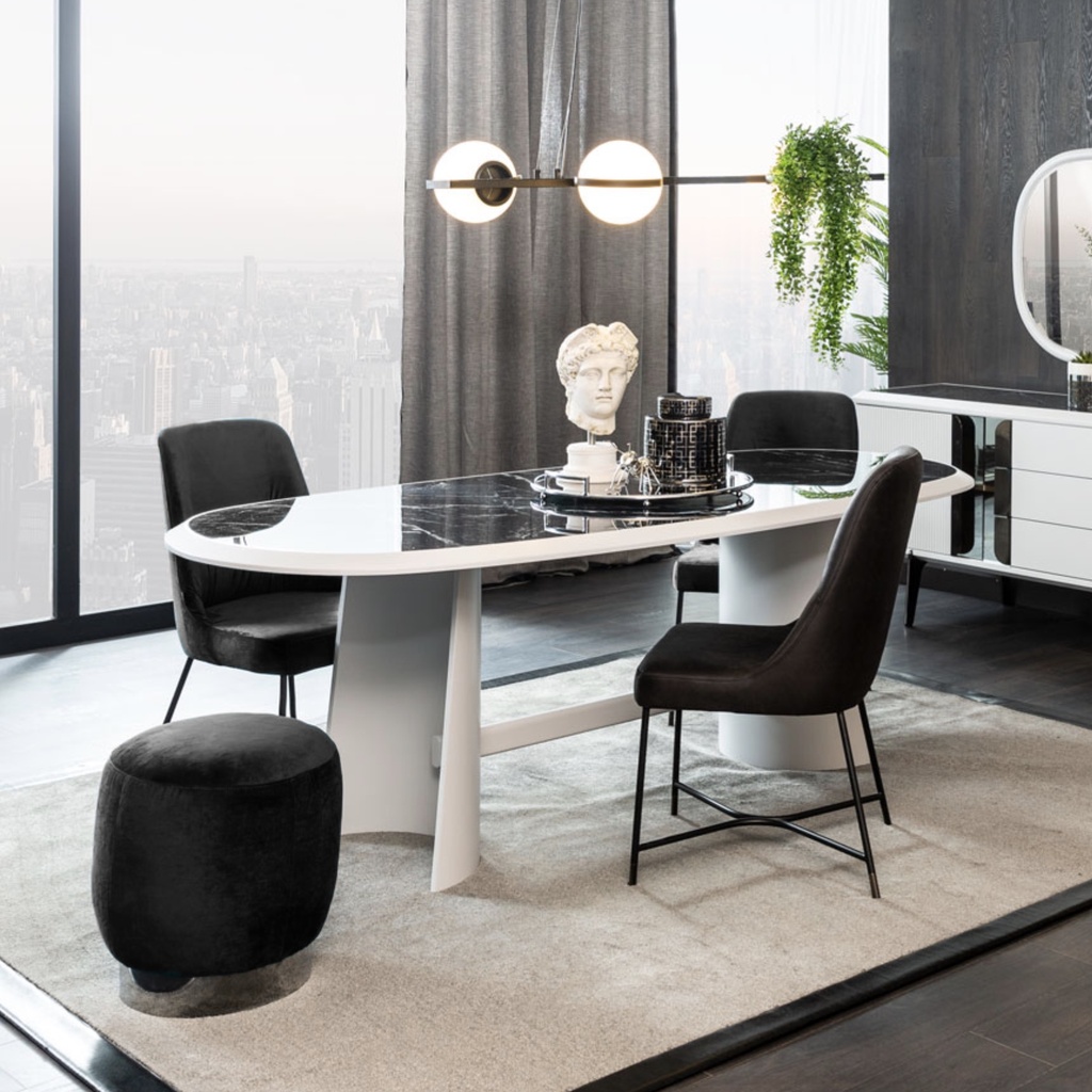 MONTREAL DINING TABLE SET WITH 6 CHAIR PCS