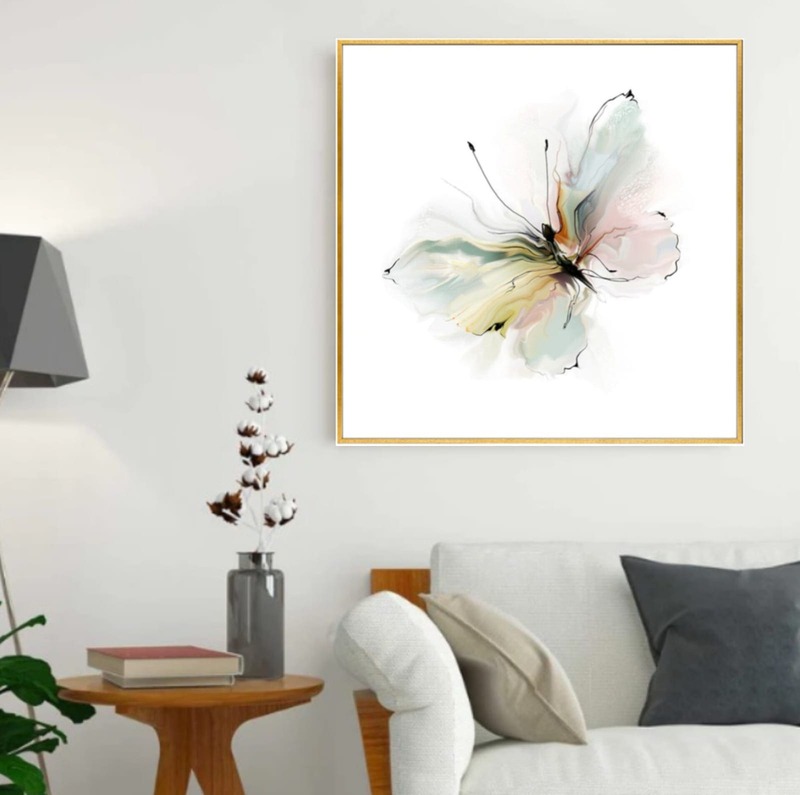 BUTTER FLY WALL ART