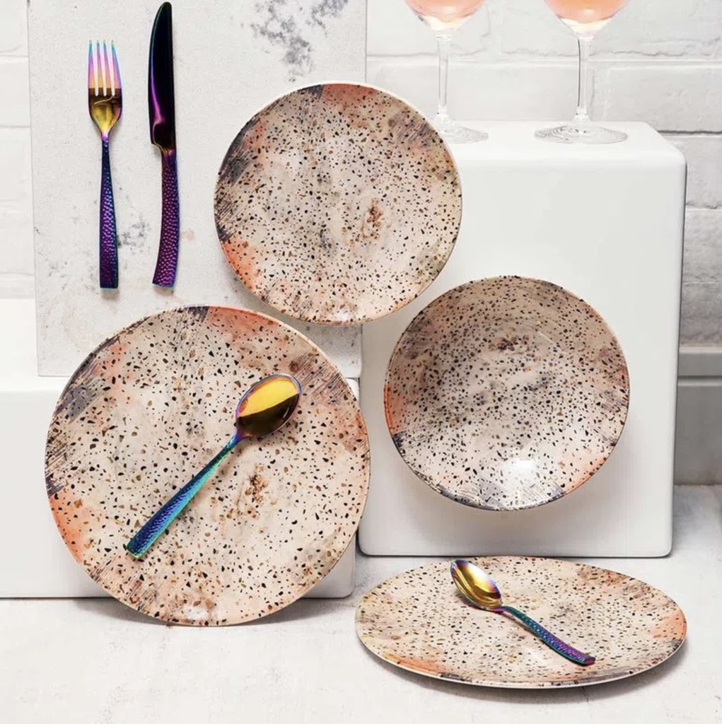 TERRAZZO - 20 PIECES DINNER SET (UNNI) 