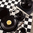 42 PCS COUP BLACK DINNER SET