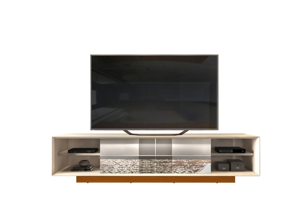 DOMANI 3D PIRAMIDETV STAND  WITH MIRROR