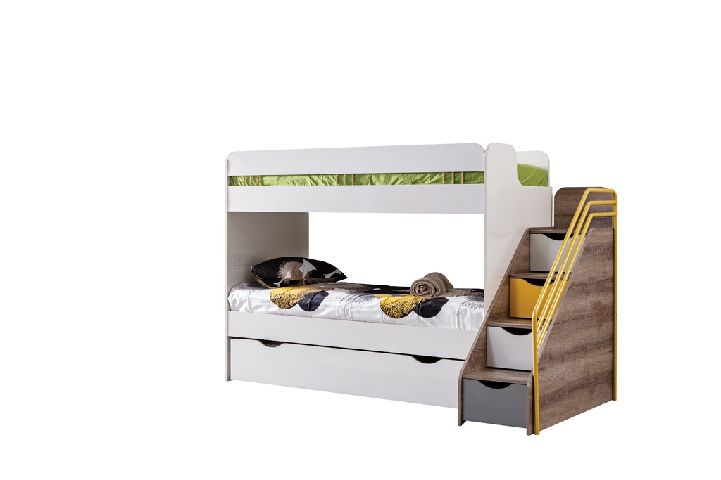 KIKA BUNKBED WITH PULL OUT BED 90X200