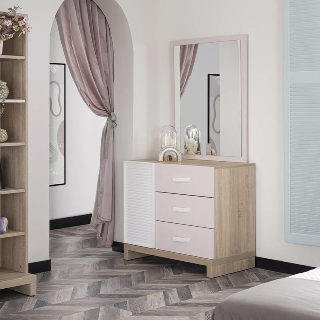 ANGEL CITY CHEST OF DRAWERS &amp; MIRROR