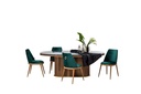 COCO DINING TABLE SET WITH 6 CHAIR PCS