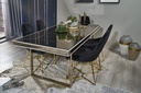 GOLD DIAMOND  DINING TABLE 7 PCS