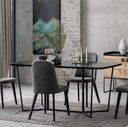 LOFT 7 PCS DINING TABLE SET