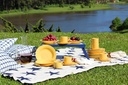 20 PCS DONNA AMARELO DINNER/TEA SET