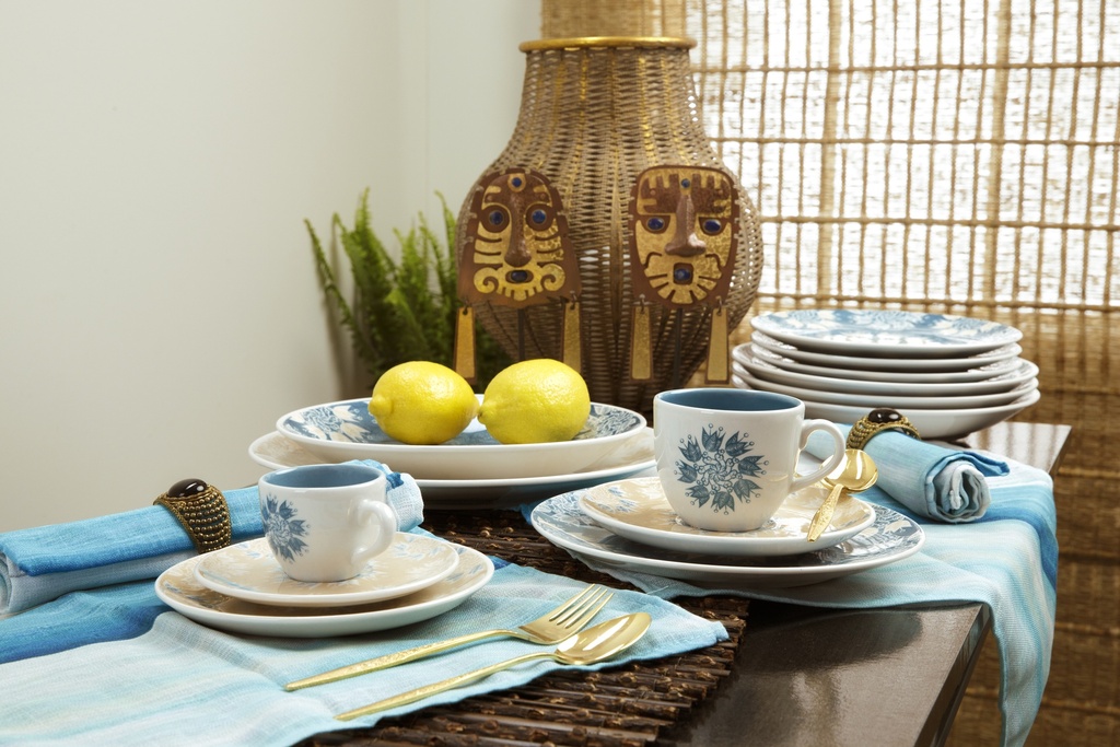 20 PCS COUP ETNIA DINNER/TEA SET