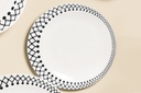 42 PCS MOON CELESTE DINNER SET