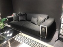 VALENTINO BLACK 8 SEATS SOFA SET