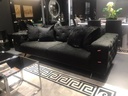 VALENTINO BLACK 8 SEATS SOFA SET