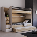 NEW OPTIONS BUNK BED wIth movable sIngle bed 90 cm