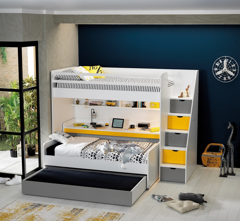NEO BUNK BED with movable single bed 90 cm