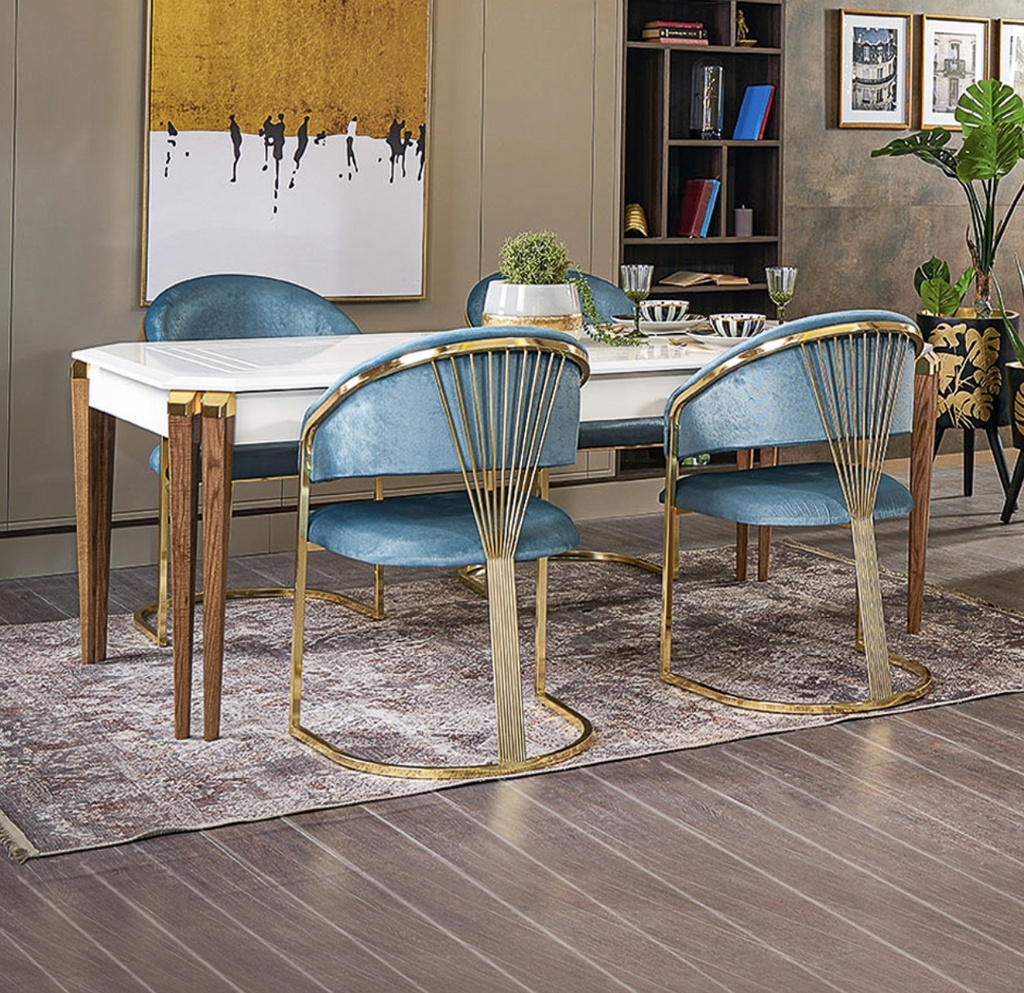 PARIS DINING TABLE 7 PCS