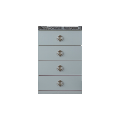 LOFT  GOLD 4 CHEST OF DRAWERS WITH MIRROR