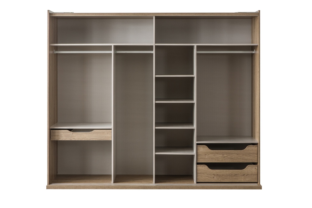 RATTAN SLIDING WARDROBE 