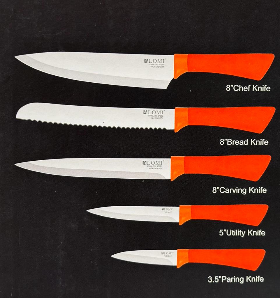 UNIC KNIVES  BLOCK 5PCS