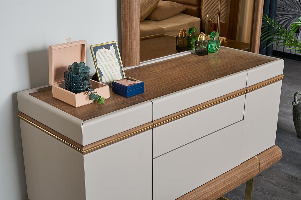 KUMSAL KING BEDROOM SET 6 PCS