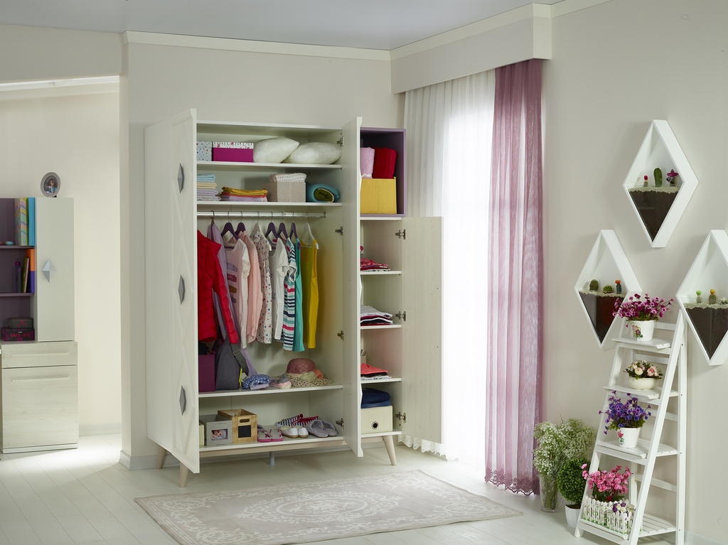 DIAMOND 3 DOORS WARDROBE