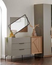 FLOYD QUEEN UPHOLSTRD BEDROOM SET 5 PCS