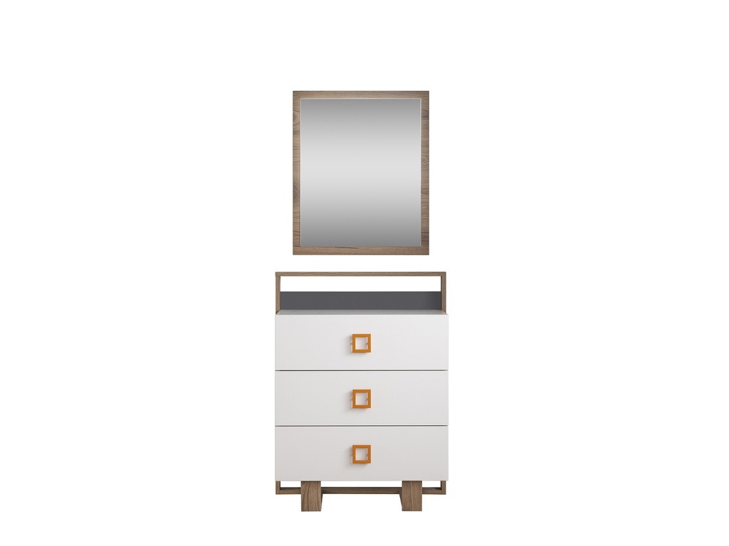COMFORT CHEST OF DRAWERS &amp; MIRROR