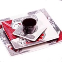 QUARTIER BOHO TEA CUP WITH SAUCER SET