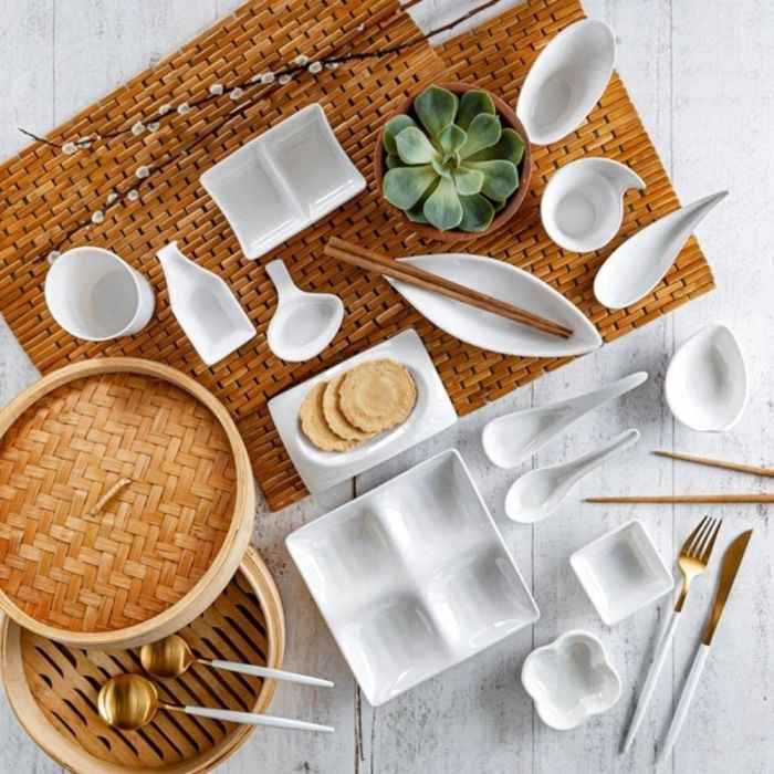 MODERN MELAMINE MODULAR TRAYS