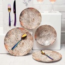 30 PCS UNNI TERRAZZO DINNER|TEA SET