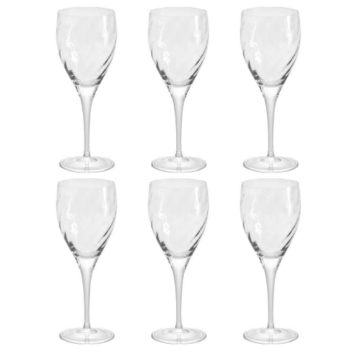 6 PCS TWIST WATER GLASS SET 490ML