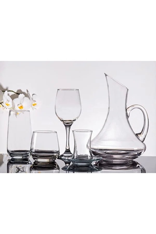 CLASSIC 1 SET. C/06 WATER GLASS + CRISTAL BOTTLE