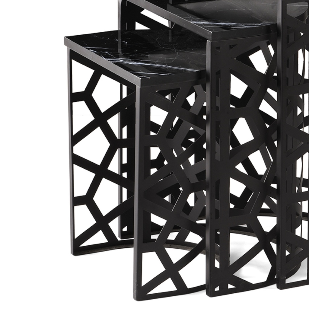 3 PCS YARIM AY 01 NESTING TABLE