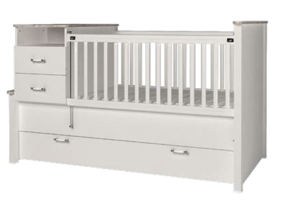 ALACATI BABY EXTENDABLE BED 80X180