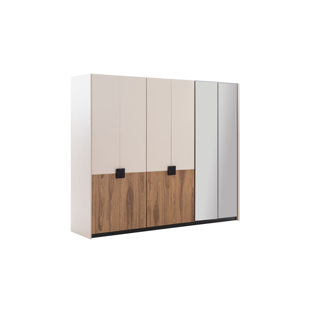 AQUA WE 6 DOOR WARDROBE