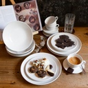30 PCS UNNI WHITE DINNER|TEA SET ​
