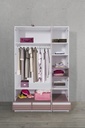 ROSE SINGLE BEDROOM SET 3 PCS