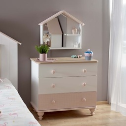 [A0850300046] MICASA CHEST OF DRAWER WITH MIRROR