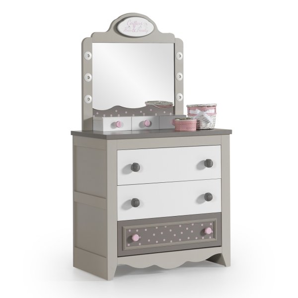 HOUSES CHEST OF DRAWERS WITH MIRROR 