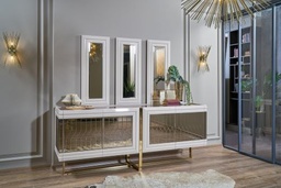 [B0650300150] LARISSA CONSOLE WITH MIRROR