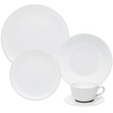 30 PCS UNNI WHITE DINNER|TEA SET ​