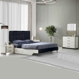 [A000103Q00099] GORDION KING BEDROOM SET WITHOUT WARDROBE