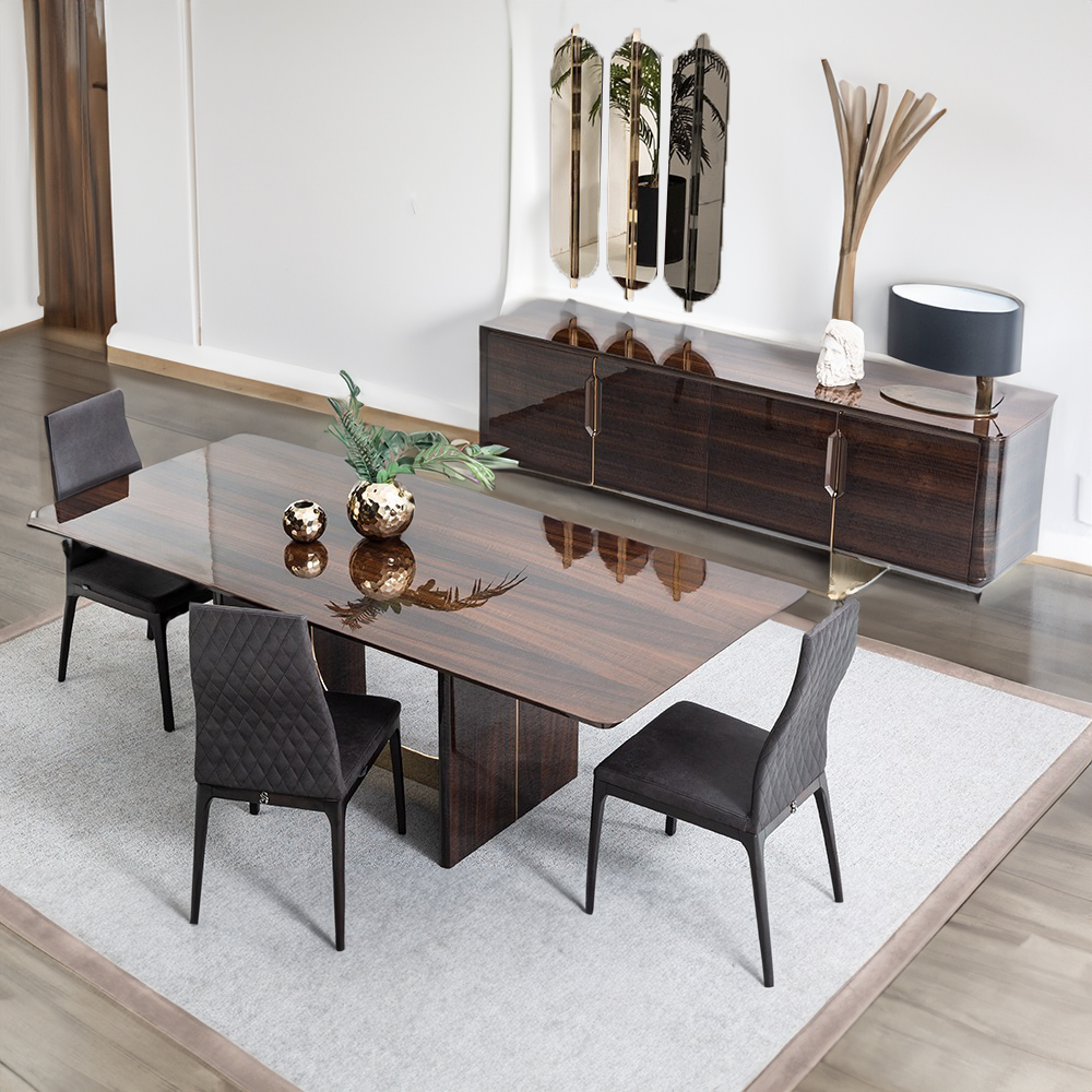 ARPEGE DINNING  TABLE WITH 6 CHAIR