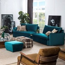 MILAN 4 SEATER WITH  TABLE 3 PCS